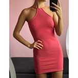 Malinowa sukienka Missguided różowa przylegająca dopasowana s 36