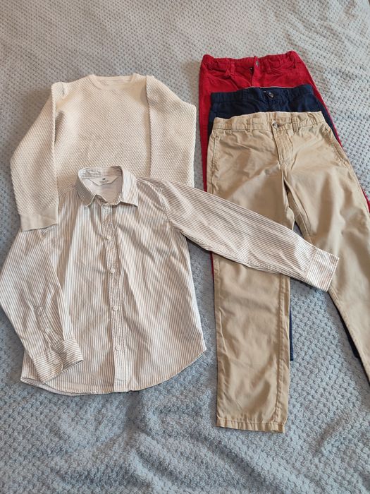 Paka zestaw ubrań chłopiec 128 h&m