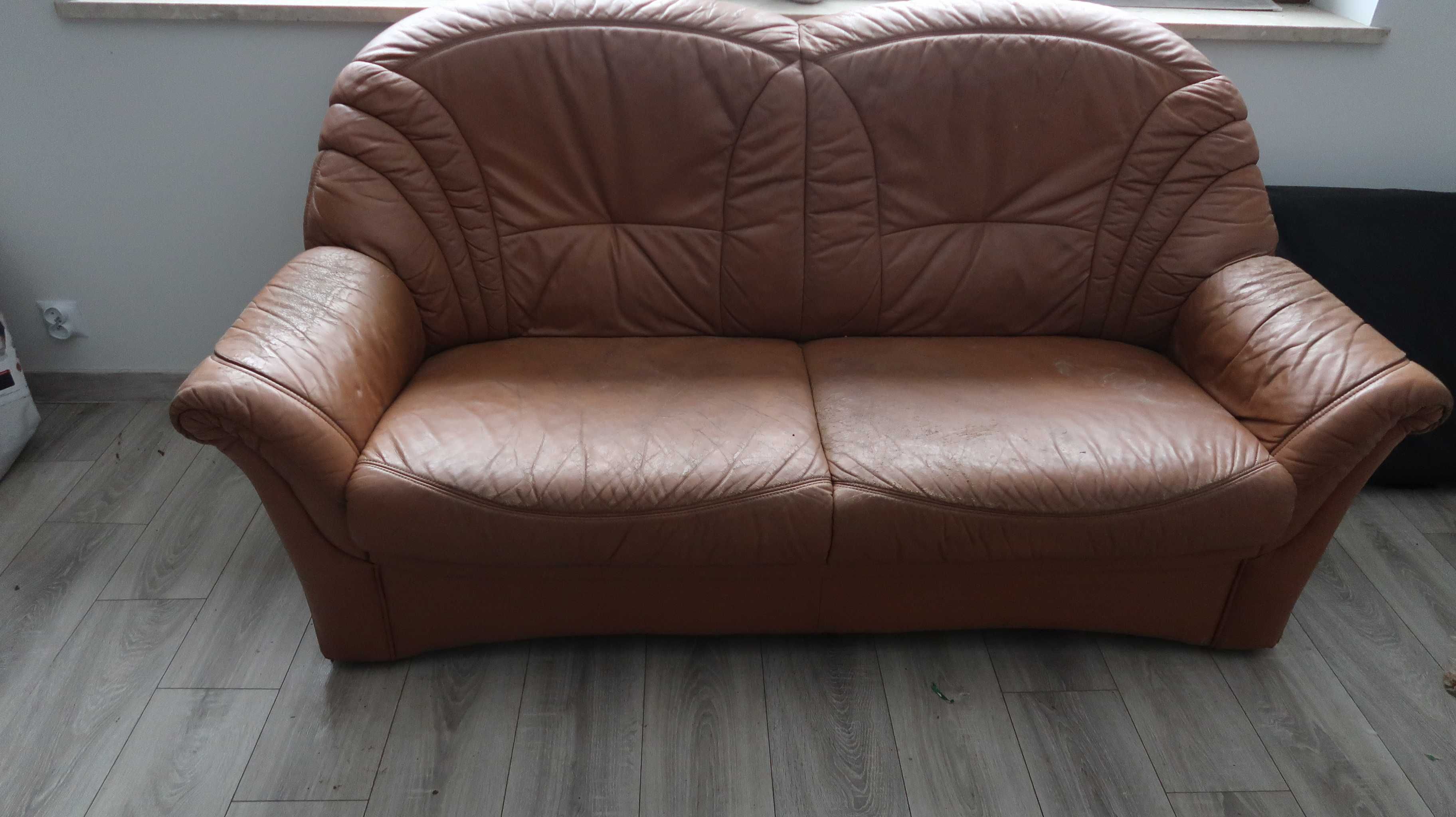 Kanapa sofa skórzana