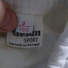 Fato Kimono Karaté, tamanho 2 para 1,50m, oferta de cinto