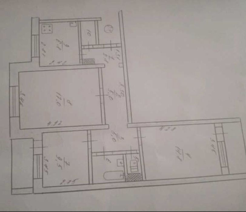 Продам 3х ком квартиру Левый берег 3 мкр