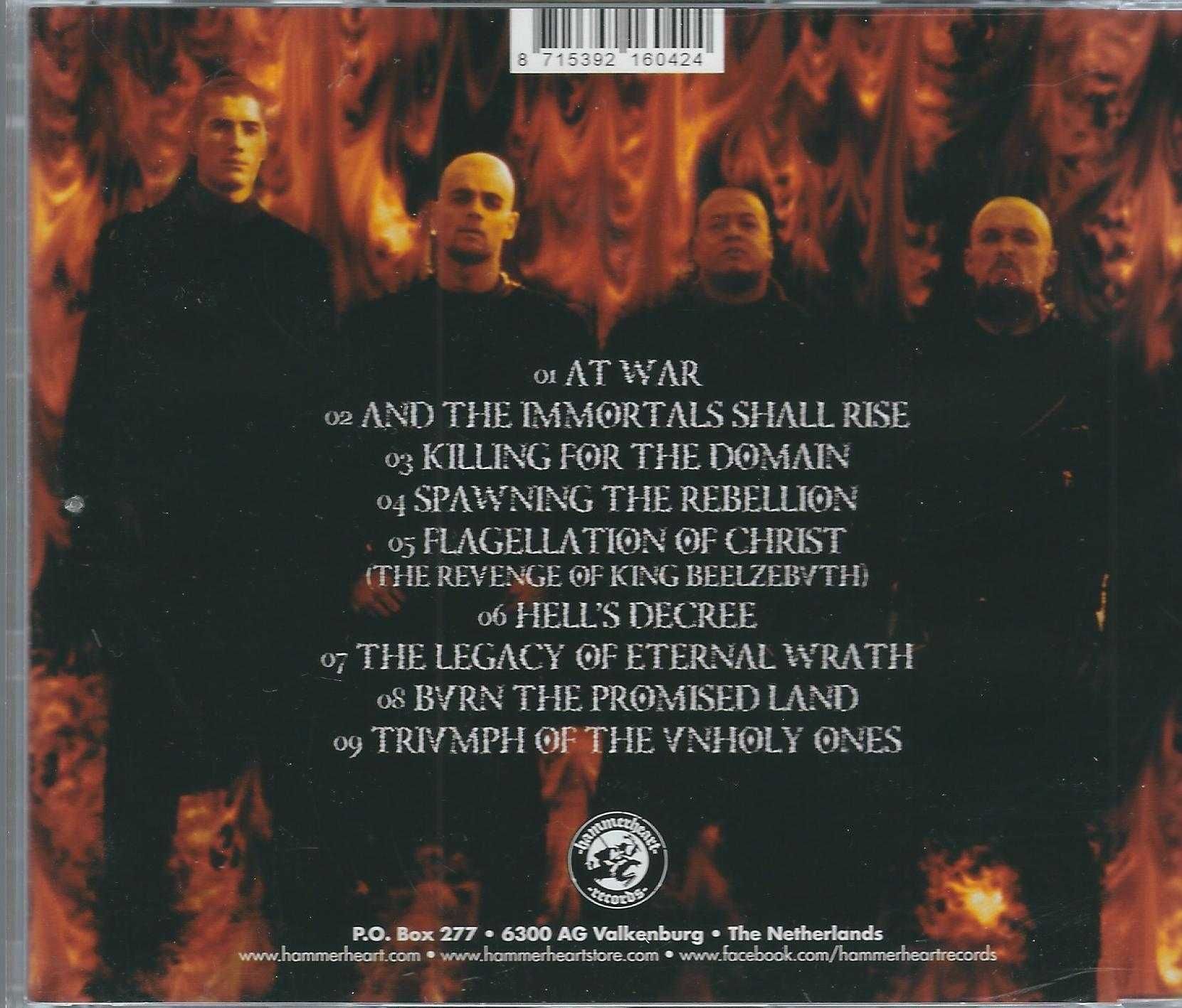 CD Rebaelliun - Burn The Promised Land (2016) (Hammerheart Records)