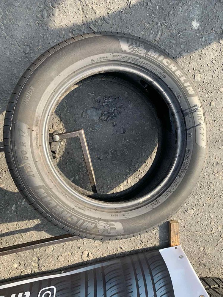 Шини 215/60 R17 Michellin 2022p літо 6,2мм