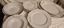 NOWA Porcelana Fyrklovern zestaw SONJA - dekor z platyny