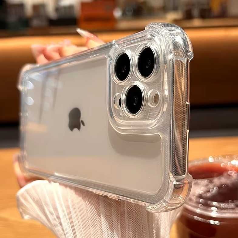 Чохол силіконовий підсилені кути Iphone 14 15 16 Pro Max гурт