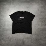 MĘSKA Koszulka Czarna Duże Logo Nike AIR MAX Casual Bawełna Nadruk