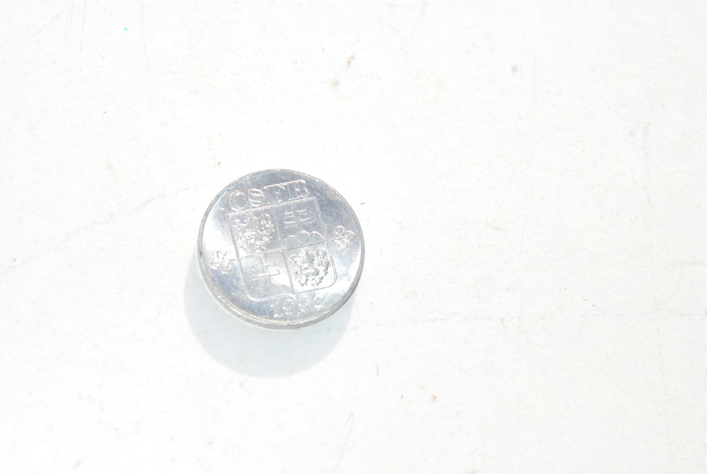Stara moneta 10 halerzy Czechosłowacja 1992 unikat antyk