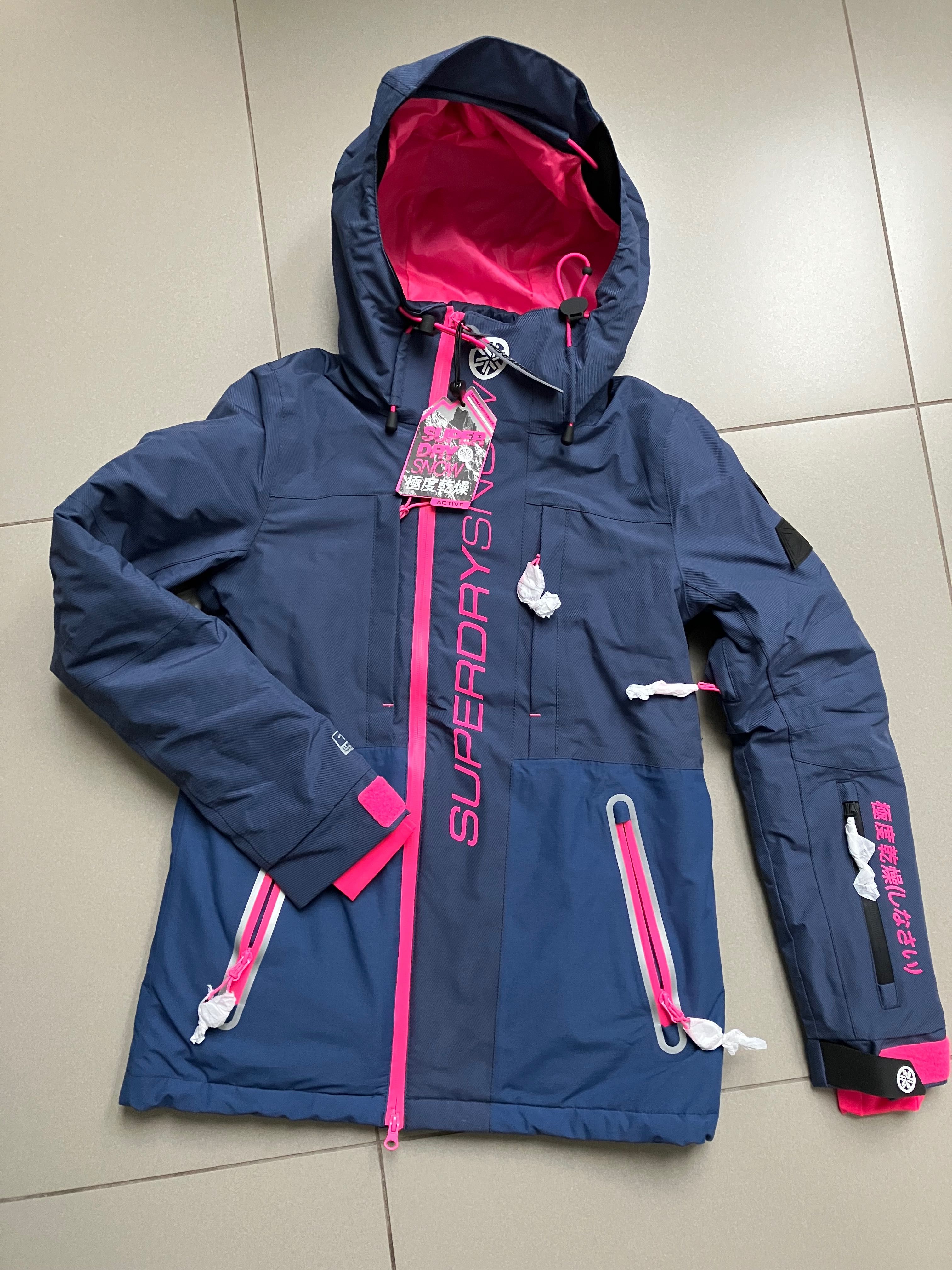 Nowa Superdry 2 w 1  kurtka narciarska