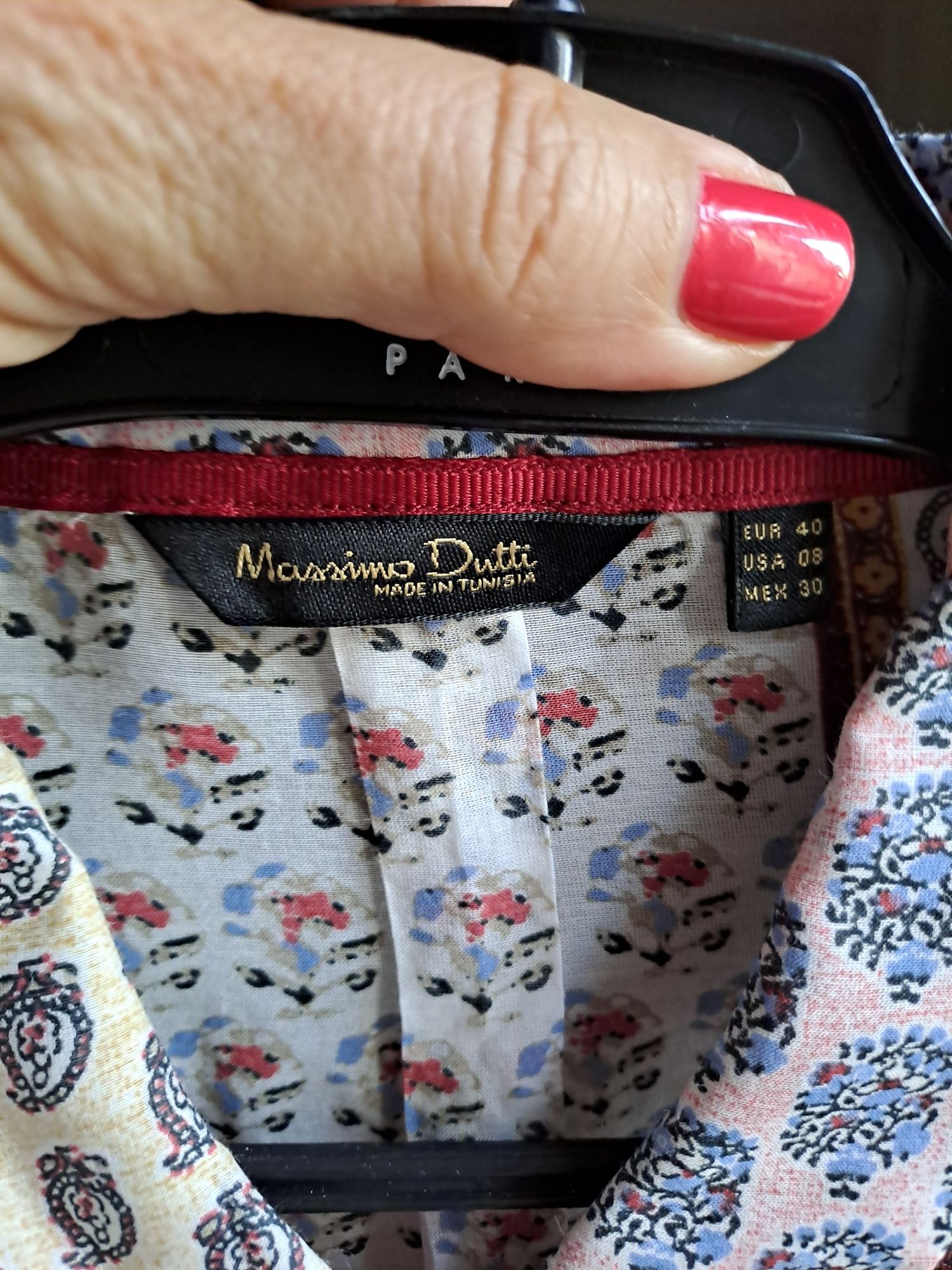 Camisa Blusa fresca Massimo Dutti Algodão