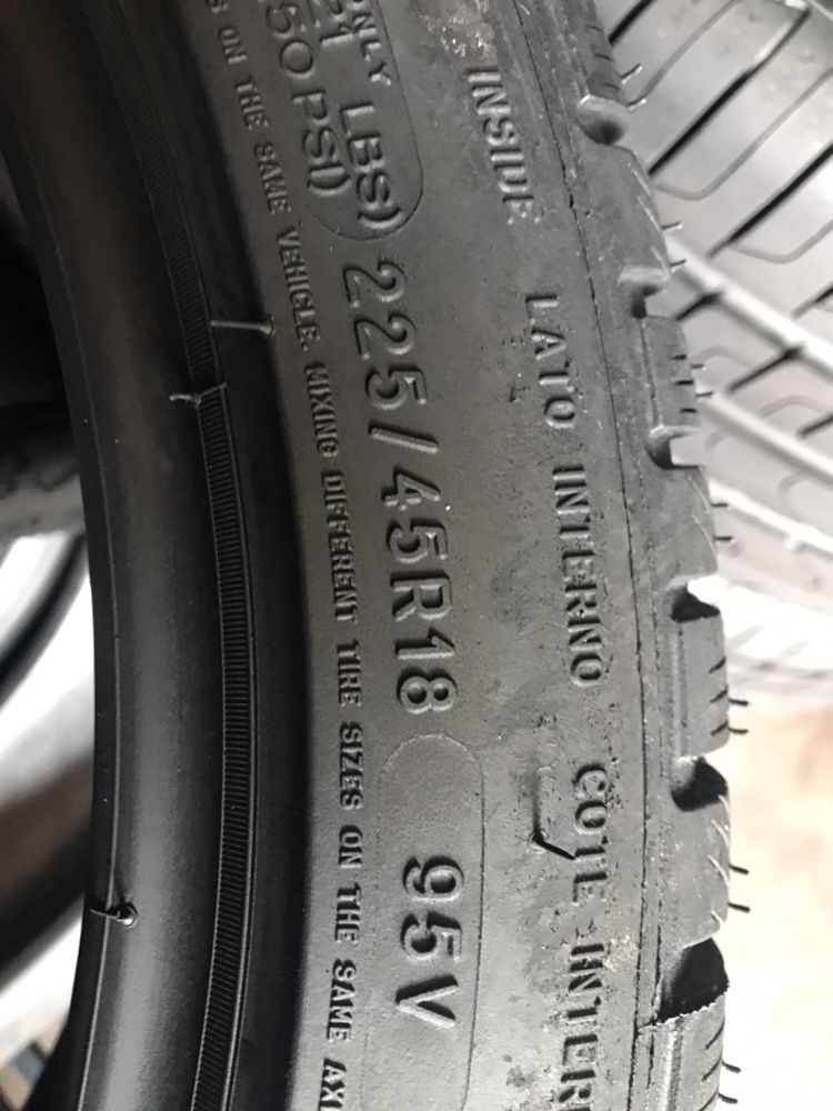 255/40/18+225/45/18 R18 Michelin Pilot Alpin PA4 4шт зима