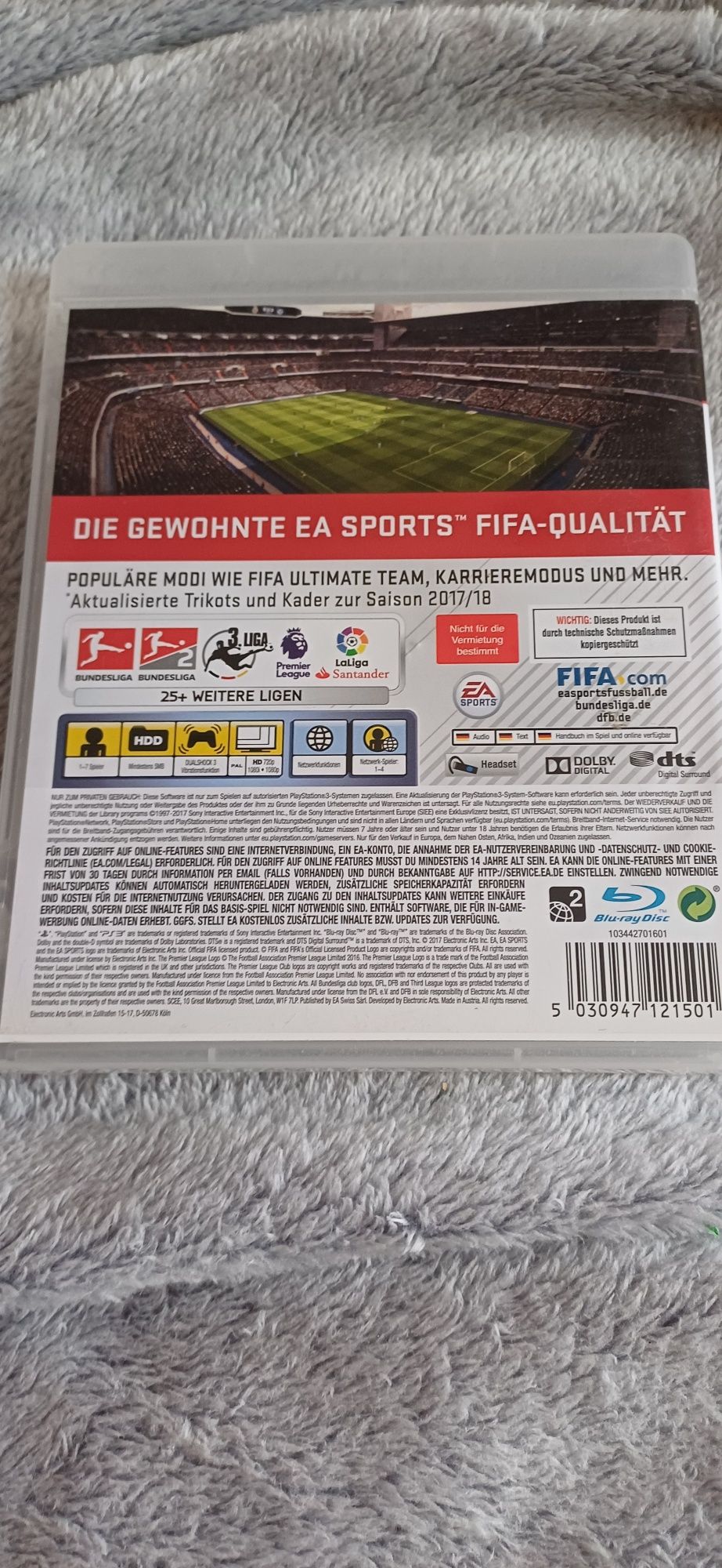 Fifa 18 pl na konsolę ps3