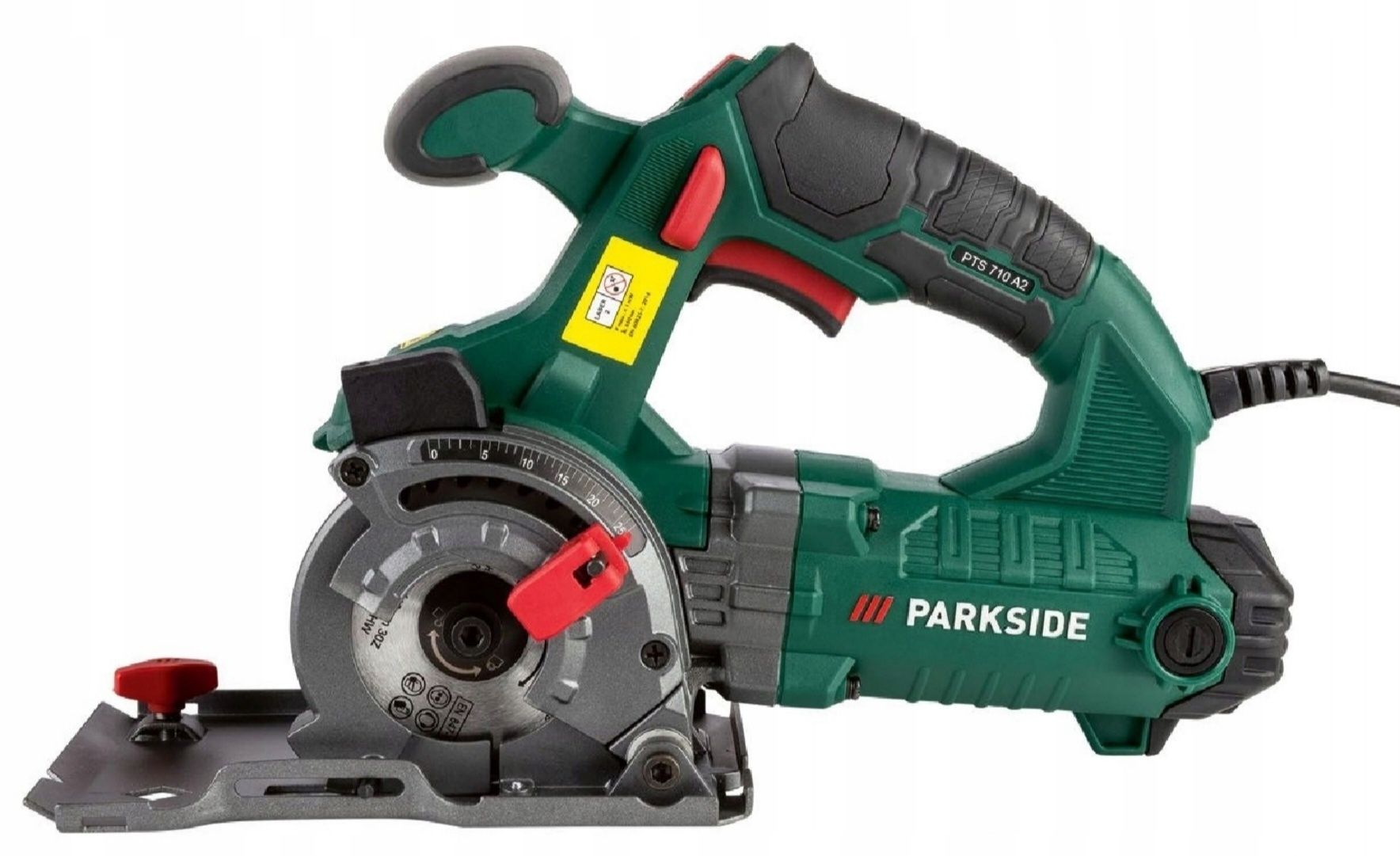 Elektryczna Pilarka Wgłębna Parkside PTS 710 B2 3xTarcze Laser Walizka