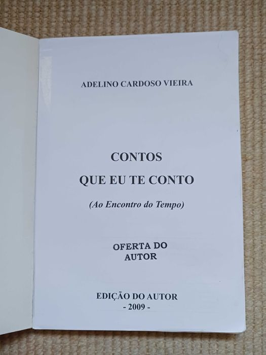 Livro ' Contos Que Eu Te Conto ' de Adelino Cardoso Vieira