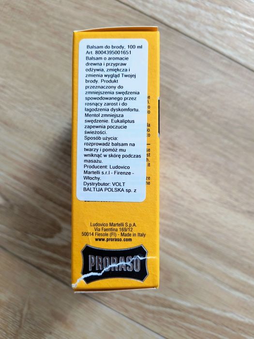 Proraso balsam do brody Wood and Spice 100 ml
