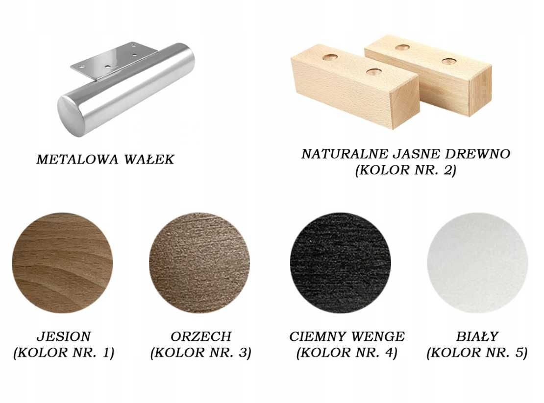 NOWE Łóżko WIELE WYMIARÓW 160x200 Zagłowia FANCY + pojemnik + stelaż