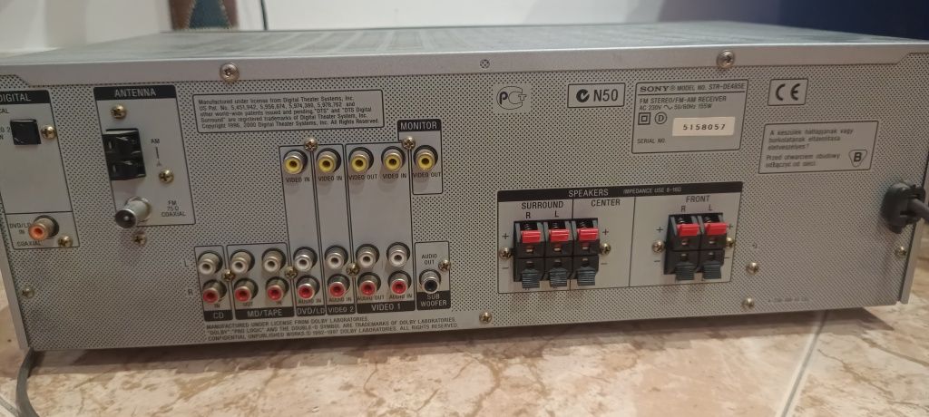 Amplifcador Surround Home cinema Sony STR-DE485E