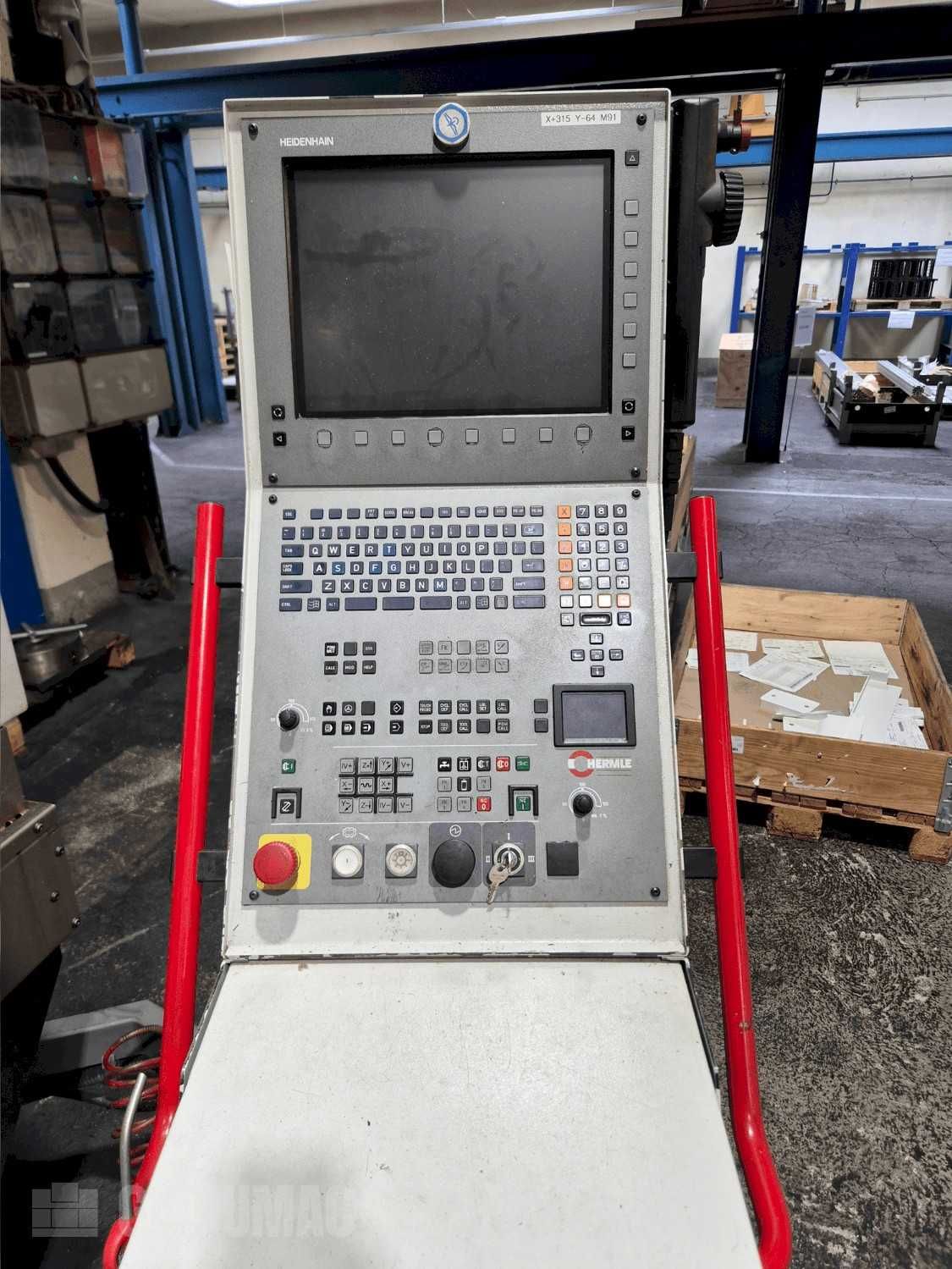 Centrum obróbcze HERMLE C 1200 V, Heidenhain, 2006