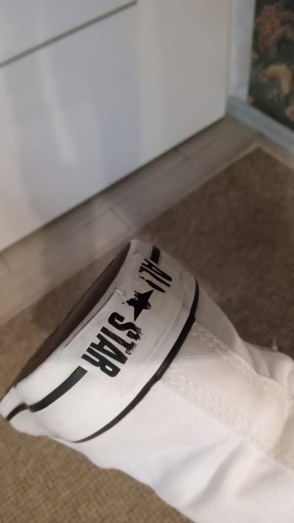Białe Conversy za kostkę Chuck Taylor 36,5/37