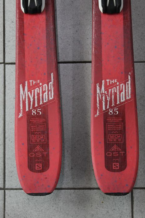 Narty SALOMON QST MYRIAD 85 161 cm + wiązania Salomon