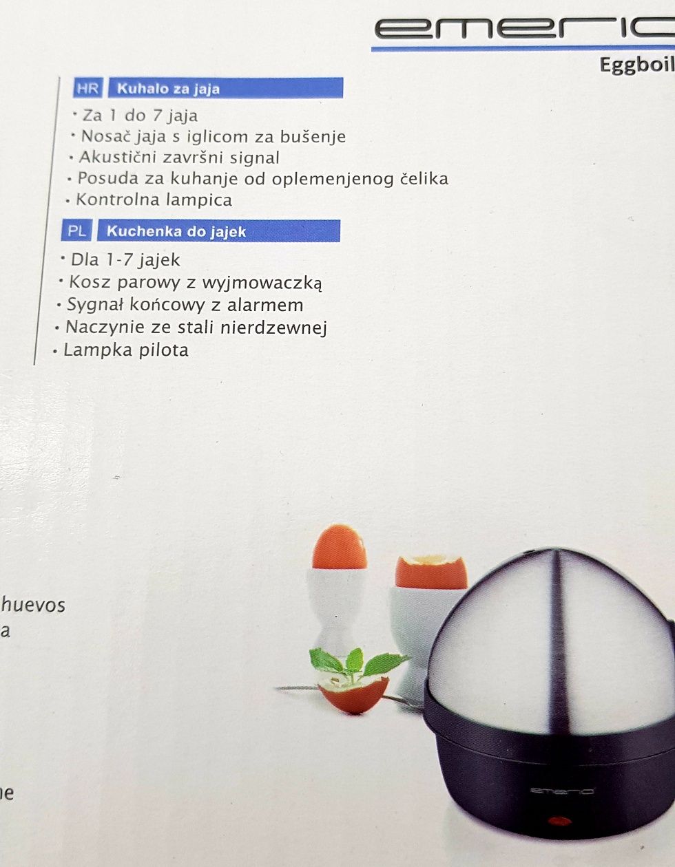 Urządzenie do gotowania jaj, jajowar