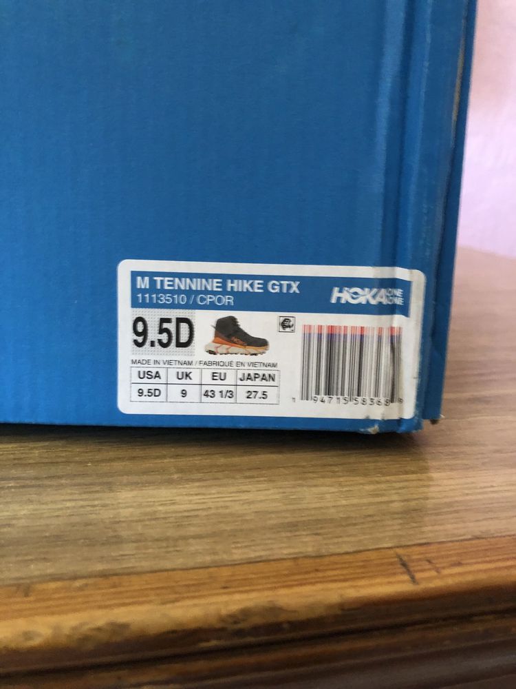 Hoka M Tennine hike gtx