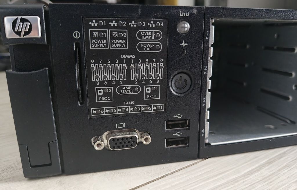 Serwer HP ProLiant DL380 G7 rack 1U 2xXeon X5660