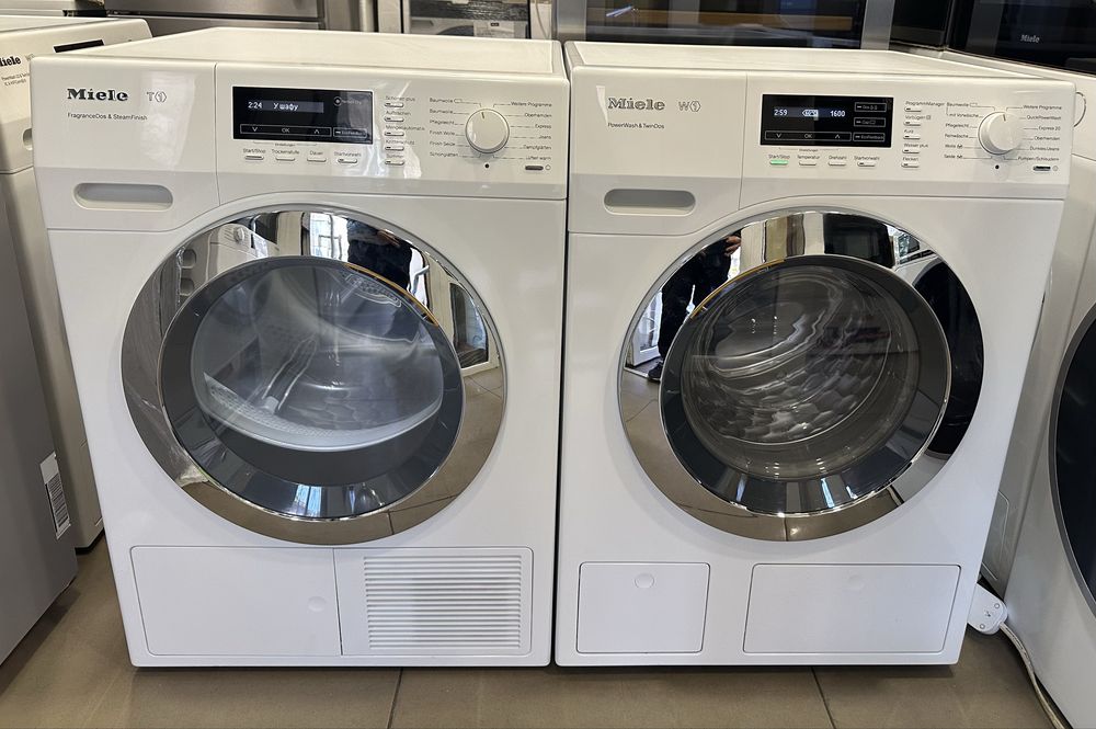 Комплект Miele: TKG450WP + WKH130WPS(Німеччина)ПАР.PowerWash.Стан.Ціна