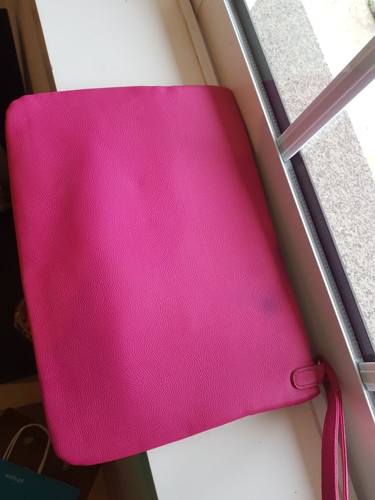 Bolsa de mão fúcsia rosa choque