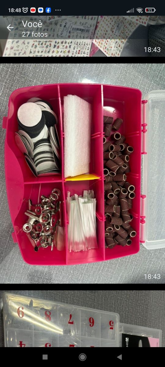 Material completo de manicure