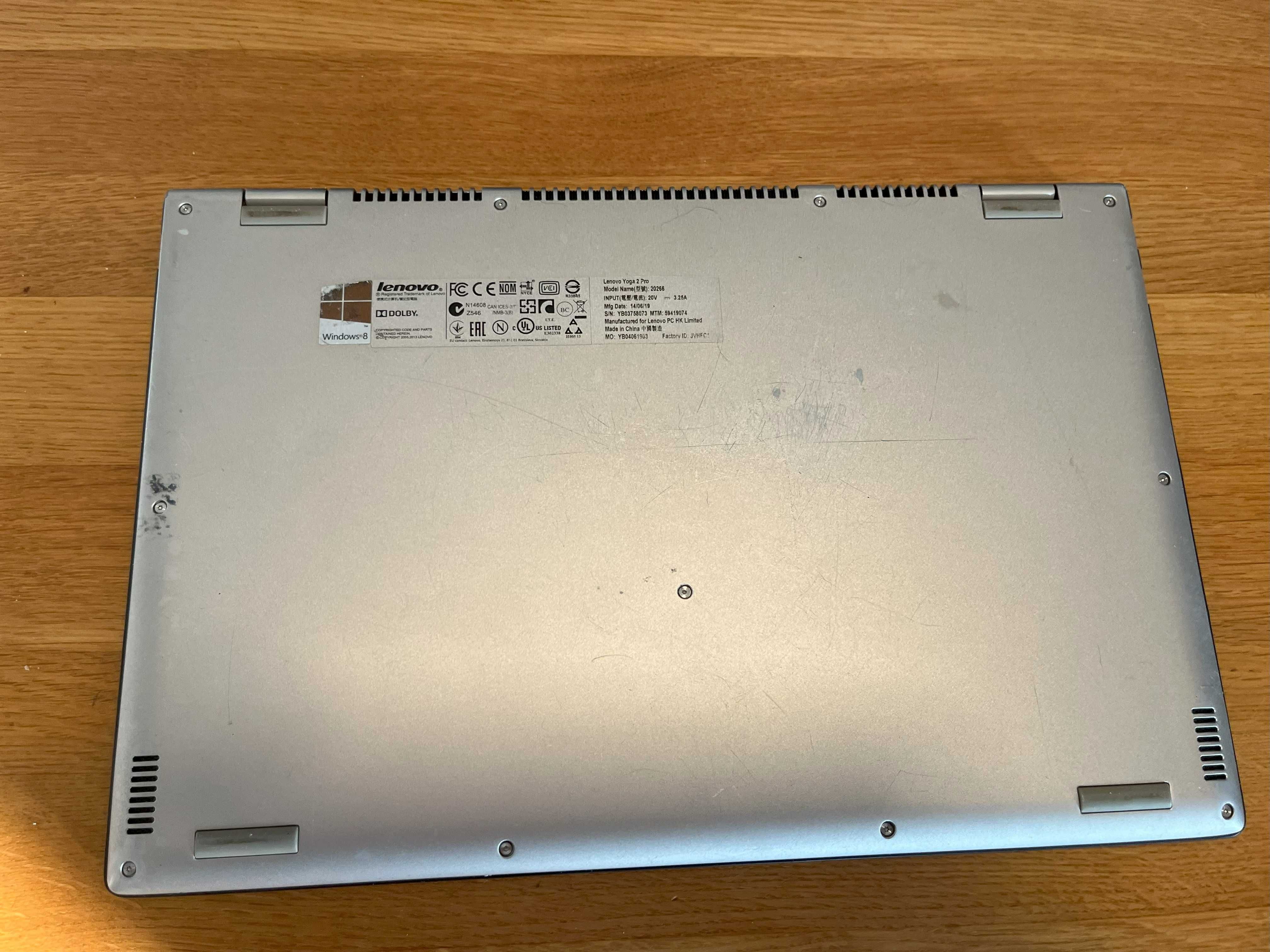 Laptop Lenovo Yoga 2 Pro