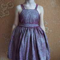 Святкова дитяча сукня блискуча пишна на 5 - 6 років