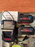 2 akumulatory Bosch GBA 18V 5.5Ah ProCore+ładowarka GAL 1880 CV