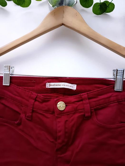 Calças de Ganga Vermelhas/ Bordeaux