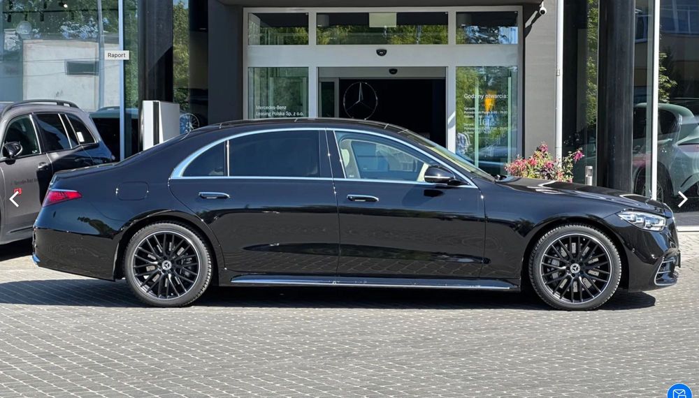 Auto do Ślubu/Wesela Mercedes-Benz S400d 2023r Jasny Środek Trójmiasto
