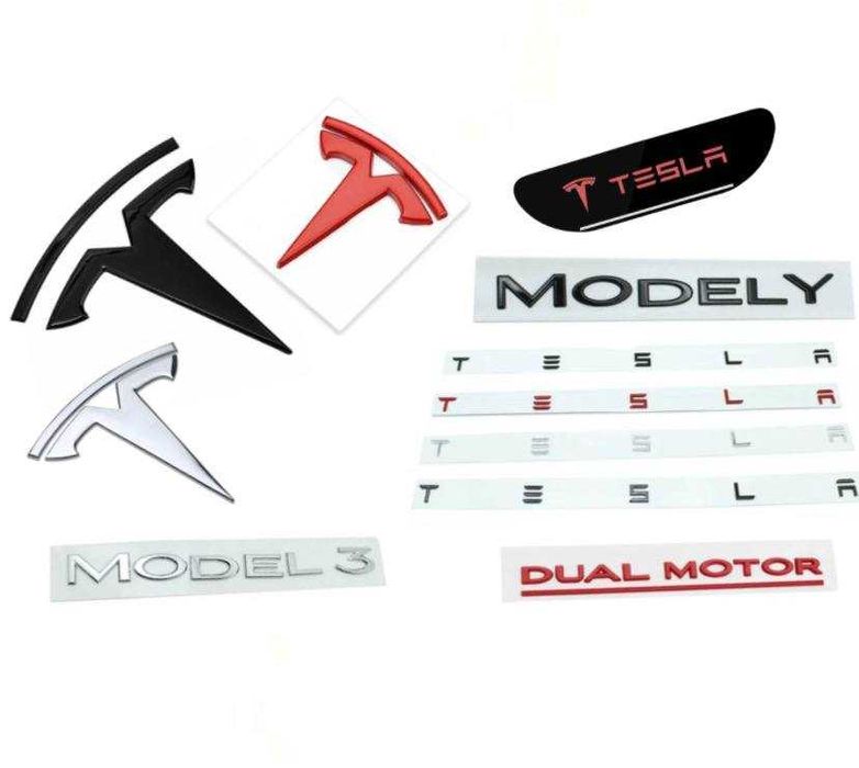 Емблема Tesla Тесла ( Model S, X, 3, Y, Roadster )