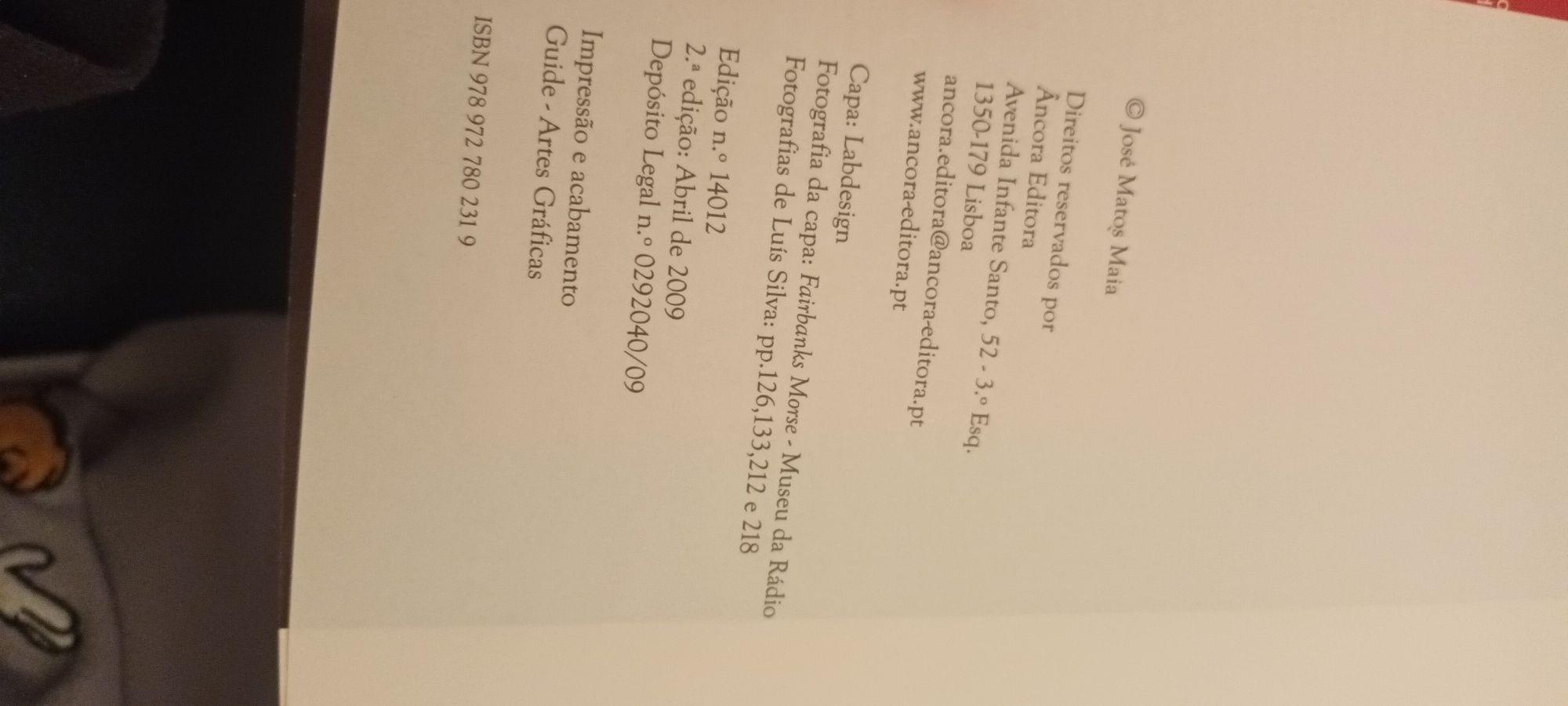 Livro A Telefonia - Memórias da Rádio