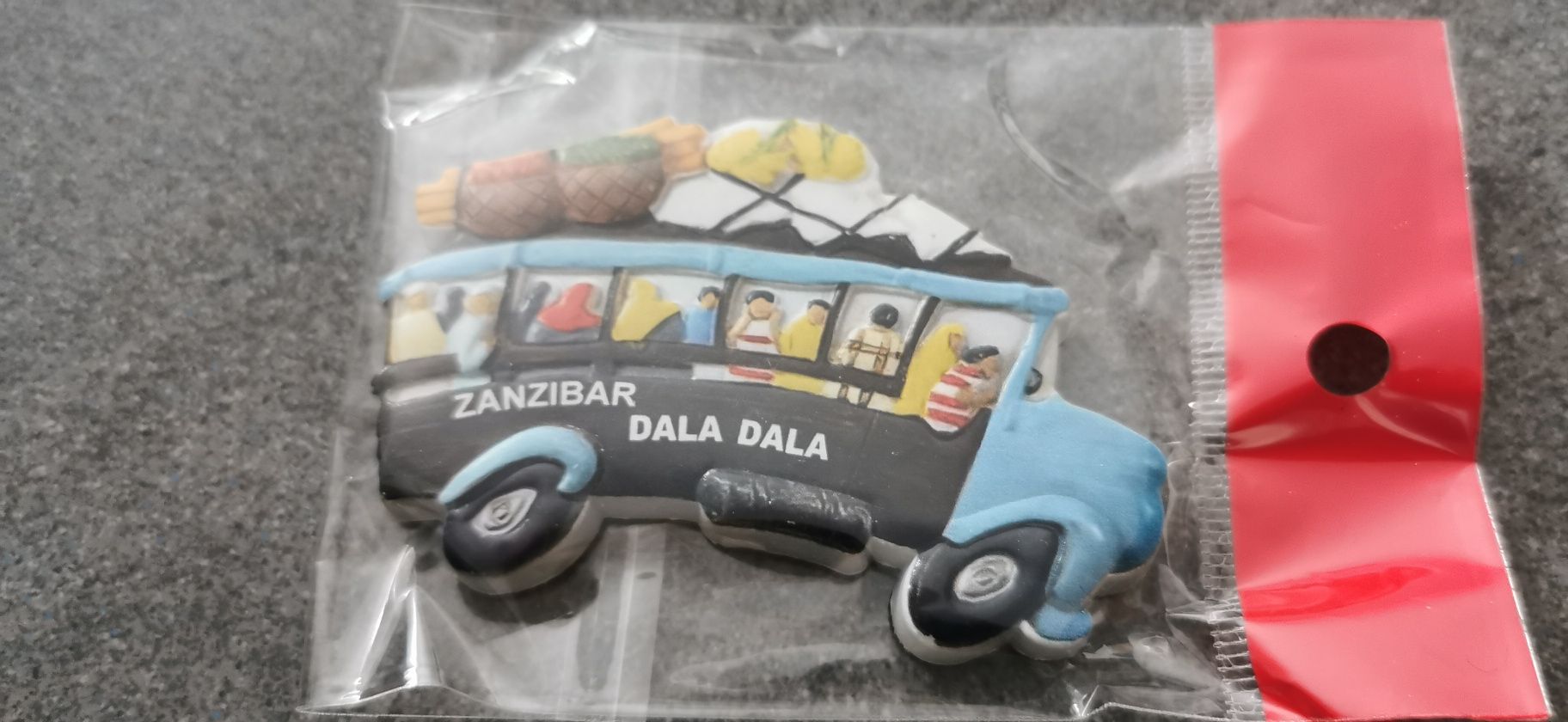 Magnes Zanzibar Autobus 3 D Tanzania  Afryka