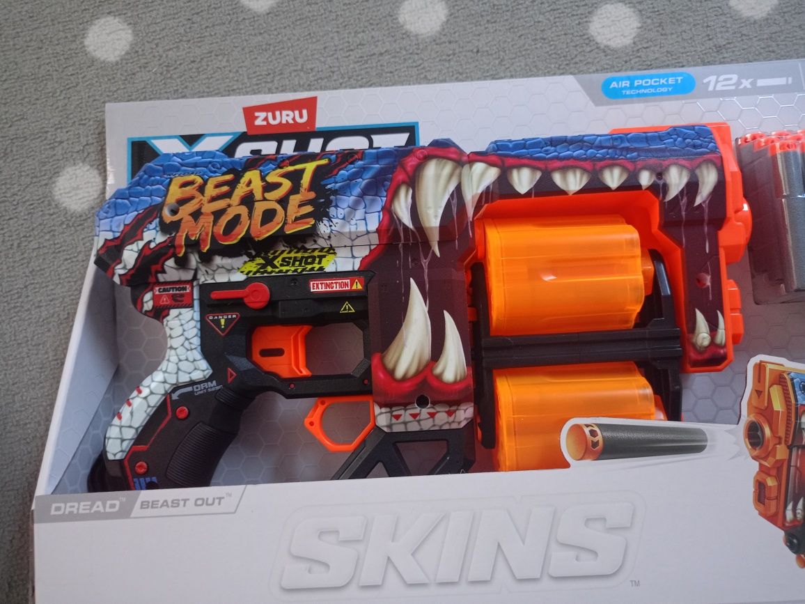 ZURU wyrzutnia pistolet na strzałki X-SHOT Skins Dread wyrzutnia 36517