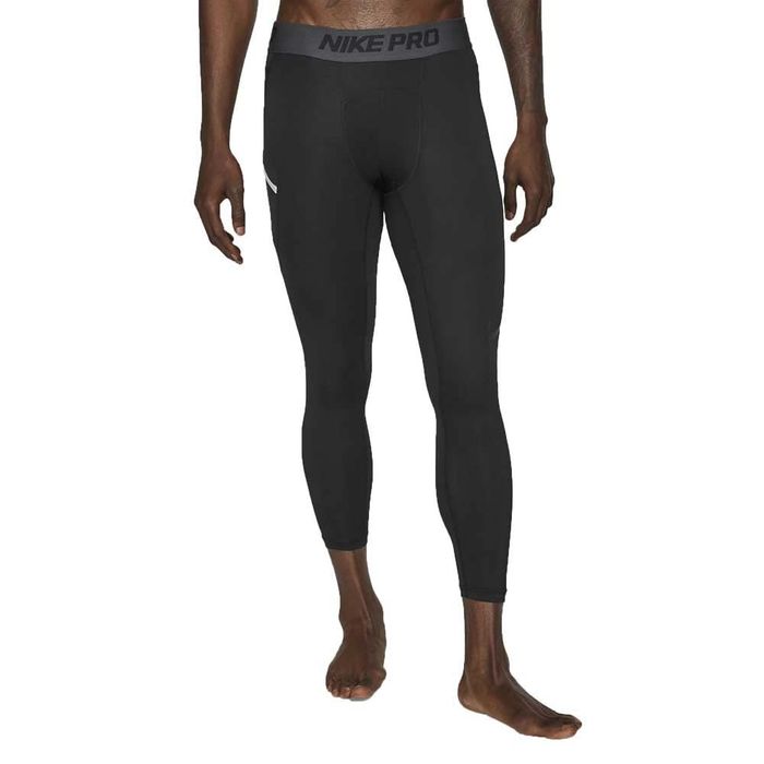 Черные мужские спортивные компрессионные лосины Nike Pro Combat XXL