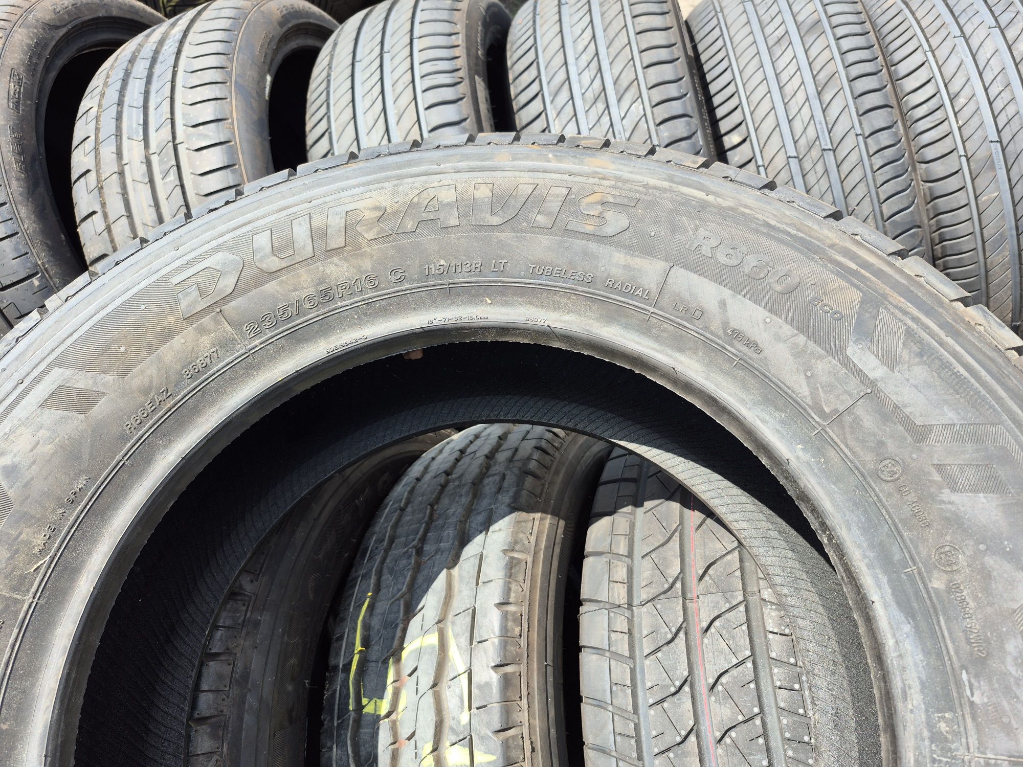 Nowe opony letnie Bridgestone 235/65r16c para 2024r +Gratis