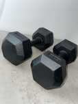hantle żeliwne hexagonalne KAWMET 2x15kg