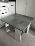 Stolik kawowy 60x60 biały/beton