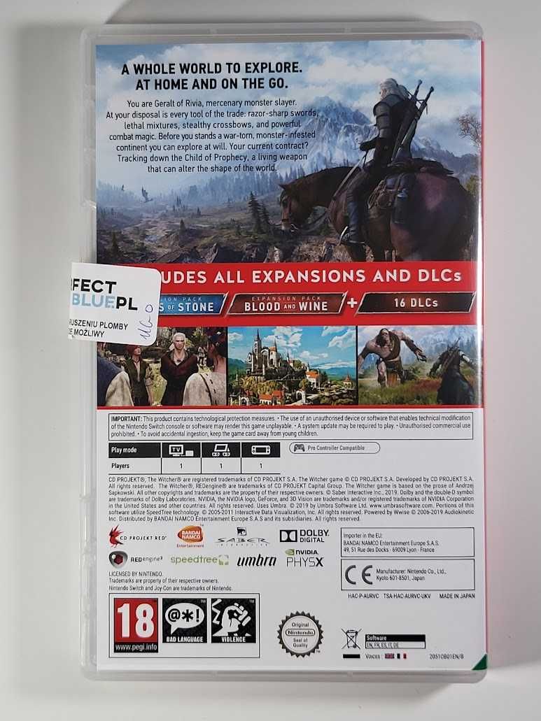 The Witcher 3: Wild Hunt - Complete Edition / Switch / Napisy PL / WWA