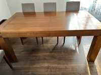 Drewniany stół, rozkładany
