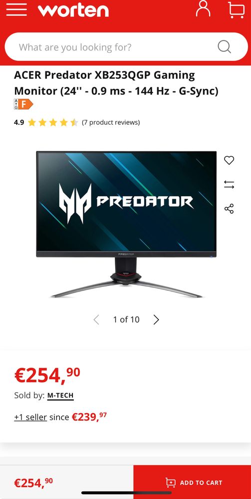 Gaming moniter 144hz