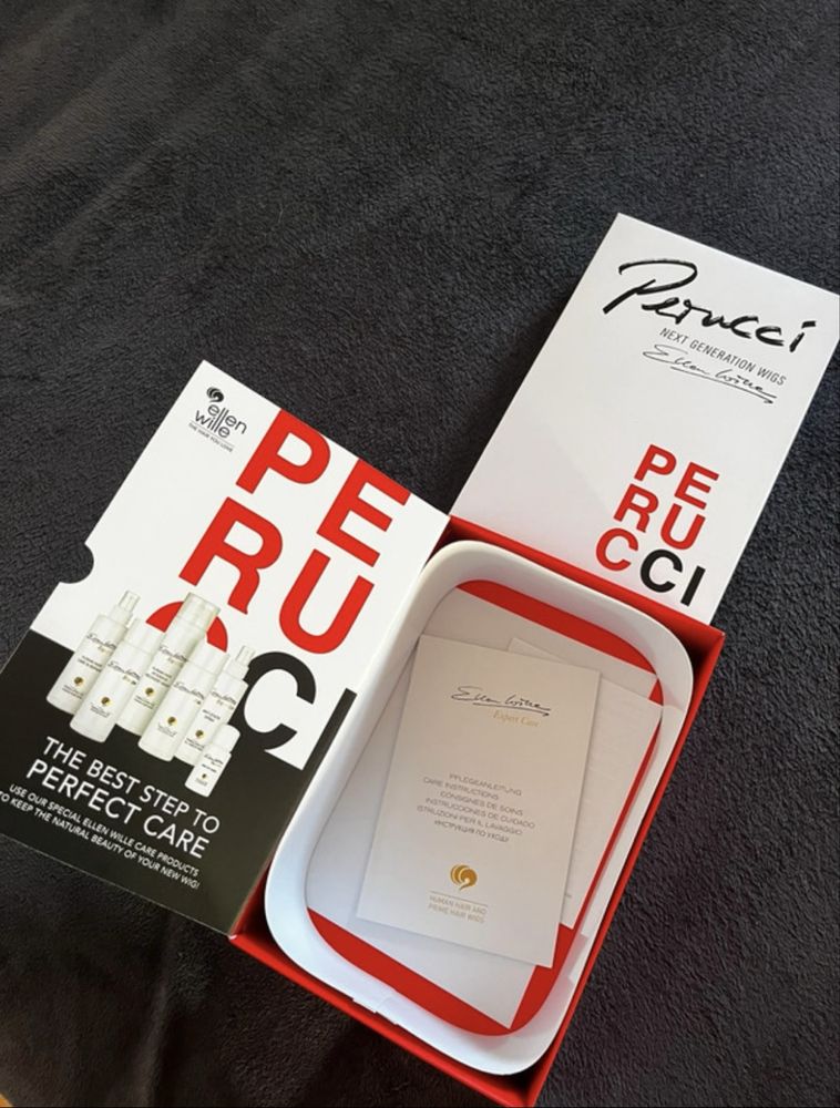 Peruca de cabelo natural
