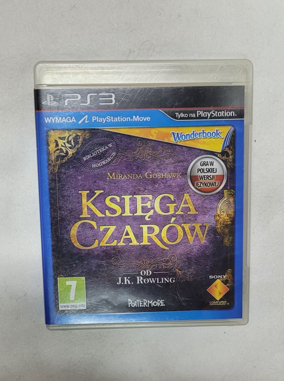 Zestaw Move Księga Czarów z Playstation 3.