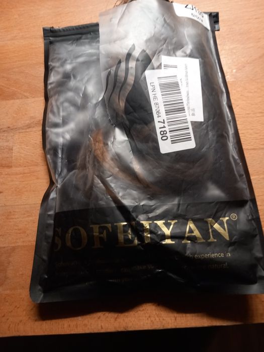 Doczepiane włosy Clip-In kucyk Przedłużki syntetyczne 28cm