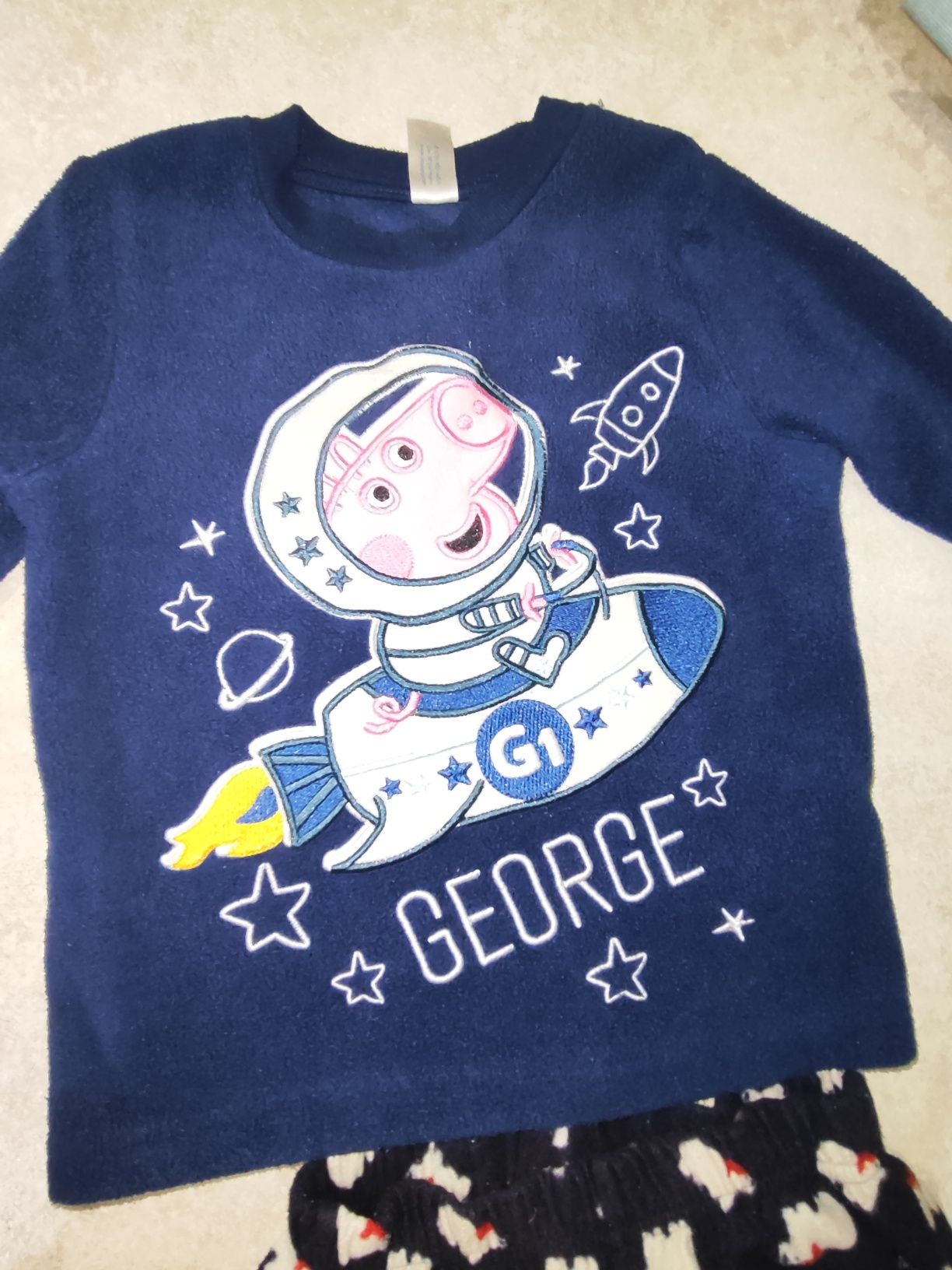 Піжама флісова кофта+штани фліс peppa George тепла пижама Пеппа Джордж