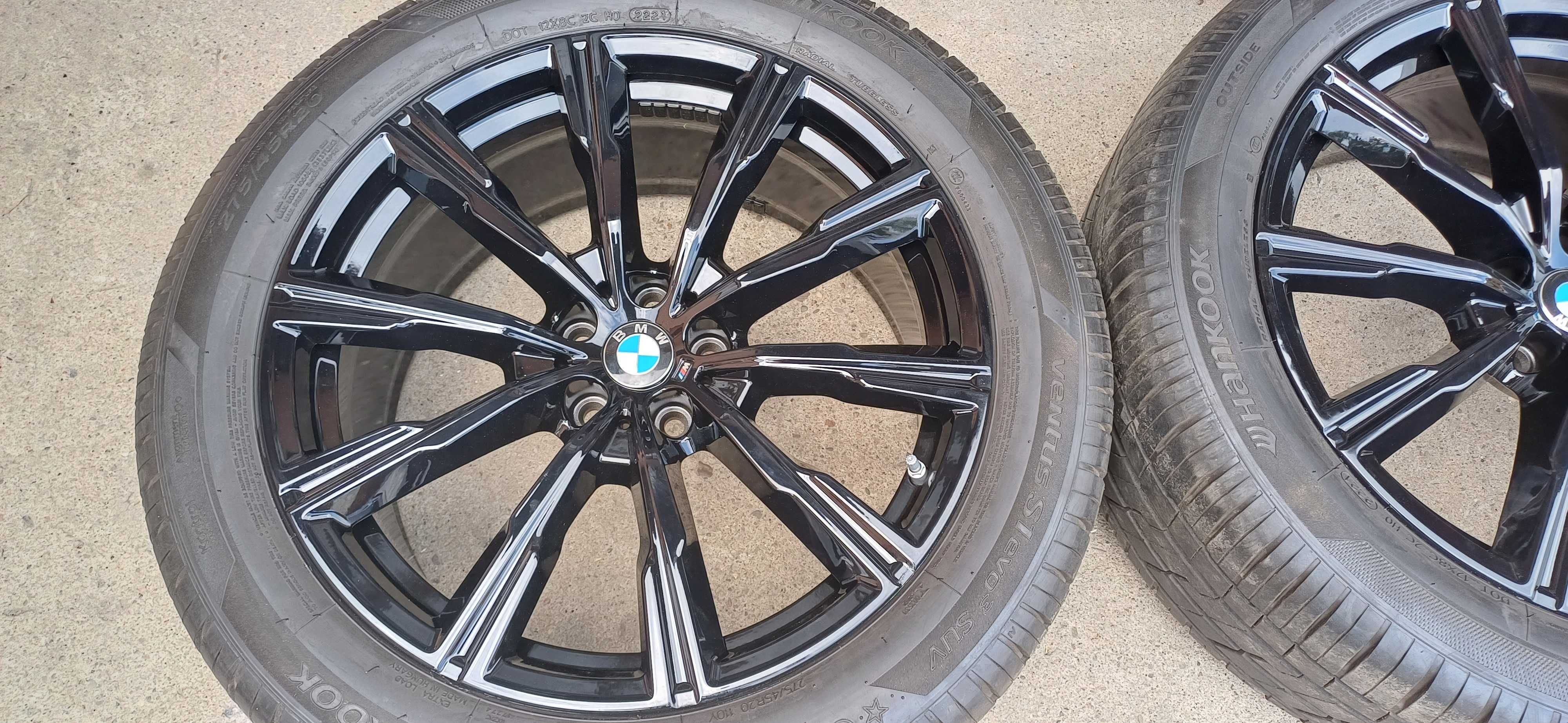 Kola 20" bmw x5 g05 x6 g06 m-pakiet szeroki tył lato black wz740